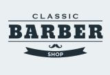 Classic barber shop logo