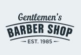 Gentelmen's barber shop logo