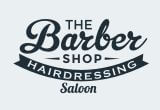  The barber shop hairdressing saloon logo