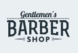 Gentelmen's barber shop logo