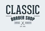 Classic barber shop logo